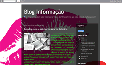 Desktop Screenshot of informacaofriends.blogspot.com