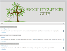 Tablet Screenshot of goatmountainarts.blogspot.com