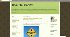 Desktop Screenshot of beautifulhabitat.blogspot.com