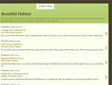 Tablet Screenshot of beautifulhabitat.blogspot.com