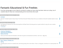 Tablet Screenshot of fantasticfreebies.blogspot.com