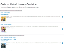 Tablet Screenshot of cadernovirtualluanacarolaine.blogspot.com