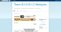 Desktop Screenshot of bionicmalaysia.blogspot.com