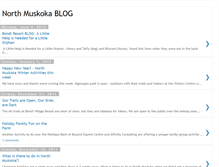 Tablet Screenshot of ontario-algonquin-muskoka.blogspot.com