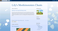 Desktop Screenshot of lilysmoshimonsterscheats.blogspot.com