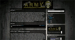 Desktop Screenshot of metalarmyradio.blogspot.com