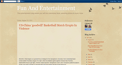 Desktop Screenshot of fun-entertainmentnews.blogspot.com