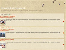 Tablet Screenshot of fun-entertainmentnews.blogspot.com