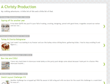 Tablet Screenshot of achristyproduction.blogspot.com