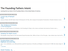 Tablet Screenshot of foundingfathersintent.blogspot.com