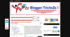 Desktop Screenshot of bloggertrickszz.blogspot.com