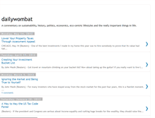 Tablet Screenshot of dailywombat.blogspot.com