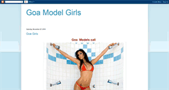 Desktop Screenshot of goa-models.blogspot.com