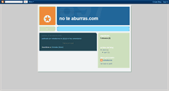 Desktop Screenshot of noteaburrascom.blogspot.com