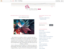 Tablet Screenshot of cerejeiraarquitetura.blogspot.com