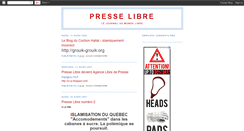 Desktop Screenshot of librepresse.blogspot.com