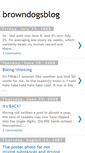 Mobile Screenshot of browndogsblog.blogspot.com