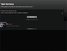Tablet Screenshot of dayanecferreira.blogspot.com