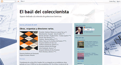 Desktop Screenshot of elbaulcoleccionista.blogspot.com