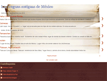 Tablet Screenshot of laslenguasantiguasdemexico.blogspot.com