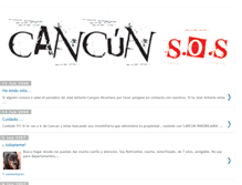 Tablet Screenshot of cancunsos.blogspot.com