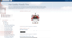 Desktop Screenshot of lindleyfamilytree.blogspot.com