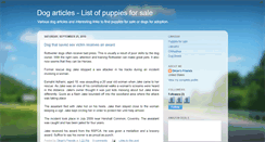 Desktop Screenshot of e-dogsite.blogspot.com