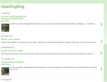 Tablet Screenshot of deceasedcanine.blogspot.com