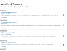Tablet Screenshot of mayotteetcomores.blogspot.com