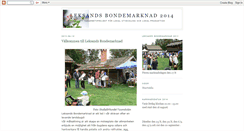 Desktop Screenshot of leksandsbondemarknad.blogspot.com