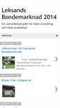 Mobile Screenshot of leksandsbondemarknad.blogspot.com