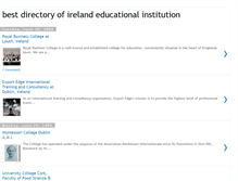 Tablet Screenshot of irish-edunet.blogspot.com