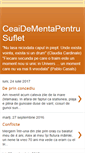 Mobile Screenshot of ceaidementapentrusuflet.blogspot.com