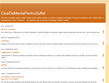 Tablet Screenshot of ceaidementapentrusuflet.blogspot.com