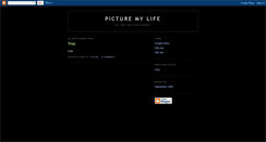 Desktop Screenshot of picturemylife.blogspot.com