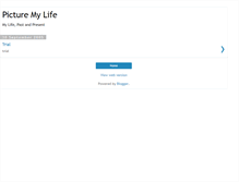 Tablet Screenshot of picturemylife.blogspot.com