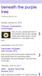 Mobile Screenshot of beneaththepurpletree.blogspot.com
