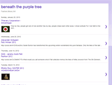 Tablet Screenshot of beneaththepurpletree.blogspot.com