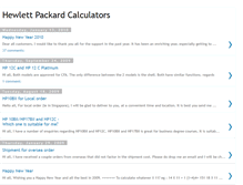 Tablet Screenshot of hewlettpackardcalculators.blogspot.com