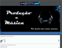 Tablet Screenshot of producaoemusica.blogspot.com