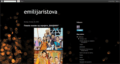 Desktop Screenshot of emilijaristova.blogspot.com