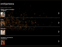 Tablet Screenshot of emilijaristova.blogspot.com