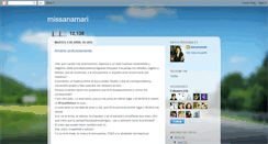 Desktop Screenshot of missanamari.blogspot.com