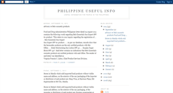 Desktop Screenshot of philusefulinfo.blogspot.com