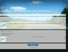 Tablet Screenshot of criaderodecanarioscarlosyrosa33.blogspot.com