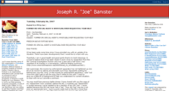 Desktop Screenshot of joebanister.blogspot.com