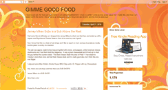 Desktop Screenshot of gimmegoodfood.blogspot.com