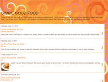 Tablet Screenshot of gimmegoodfood.blogspot.com