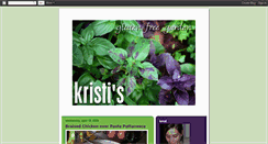 Desktop Screenshot of glutenfreegardengoddess.blogspot.com