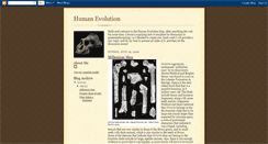 Desktop Screenshot of bioanthro.blogspot.com